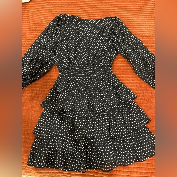 Express NWT Polka Dot Dress SML - Picture 6 of 9